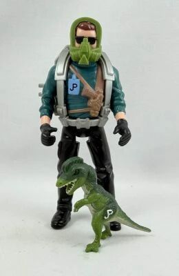 Jurassic Park - Kenner - Dennis Nedry & pulv�risateur (occasion)
