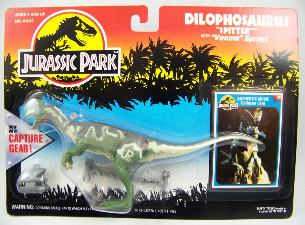 Dilophosaure 1993 Kenner Figurine Jurassic Park Series 1 