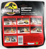 Jurassic Park - Kenner - Figurines Métal - Brachiosaurus & Velociraptor (Neuf sous blister)