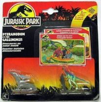Jurassic Park - Kenner - Metal Figure - Pteranodon & Gallimimus