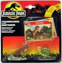 Jurassic Park - Kenner - Metal Figure - Tyrannosaurus & Dimetrodon