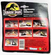 Jurassic Park - Kenner - Metal Figures - Ceratosaurus & Triceratops (mint on card)