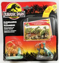 Jurassic Park - Kenner - Metal Figures - Plesiosaurus & Iguanodon (Mint on card)