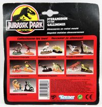 Jurassic Park - Kenner - Metal Figures - Pteranodon & Gallimimus (mint on card)