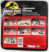 Jurassic Park - Kenner - Metal Figures - Tyrannosaurus & Dimetrodon (mint on card)