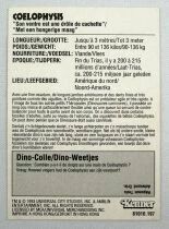 Jurassic Park - Trading Card Kenner 1993 (France / Benelux) - #04 Coelophysis