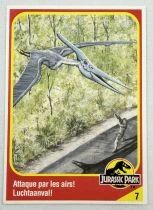 Jurassic Park - Trading Card Kenner 1993 (France / Benelux) - #09 Pteranodon