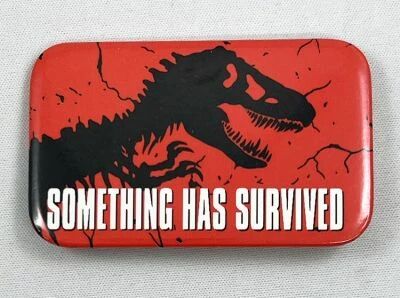 Jurassic Park - Universal City Studios Promotional Button (something has survived)