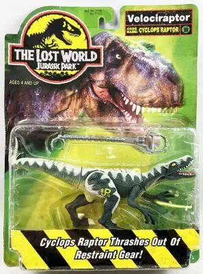 Jurassic Park 2: Le Monde Perdu - Kenner - Velociraptor \ Cyclop Raptor\  (neuf sous blister)