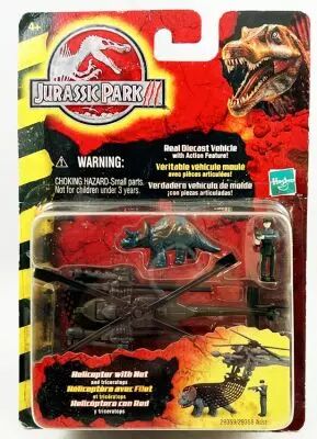 Jurassic Park 3 - Hasbro Diecast Vehicles - Helicopter with Net