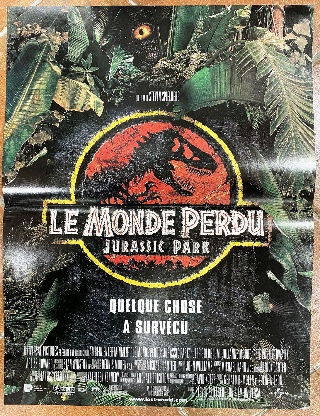 Jurassic Park Le Monde Perdu - Affiche 40x60cm - Universal Pictures