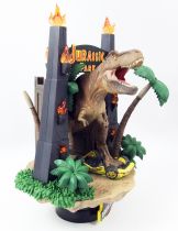 Jurassic World - Beast Kingdom - Diorama Stage \ Jurassic Park Gate\  - Statuette pvc 15cm