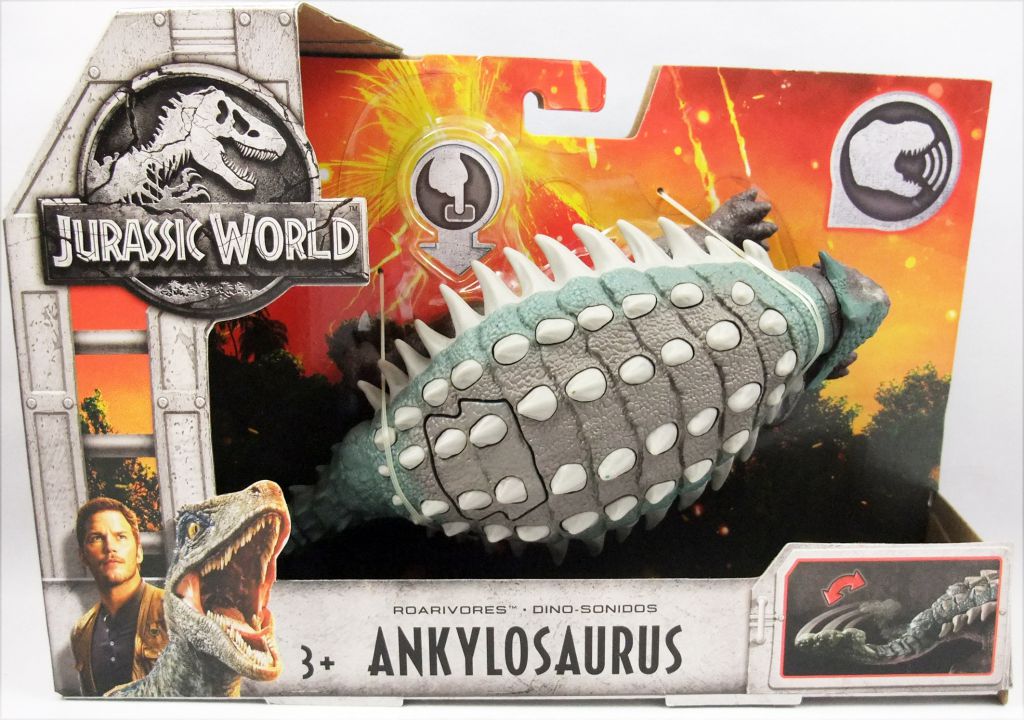 Jurassic World Ankylosaurus Mattel Roarivores action figure 
