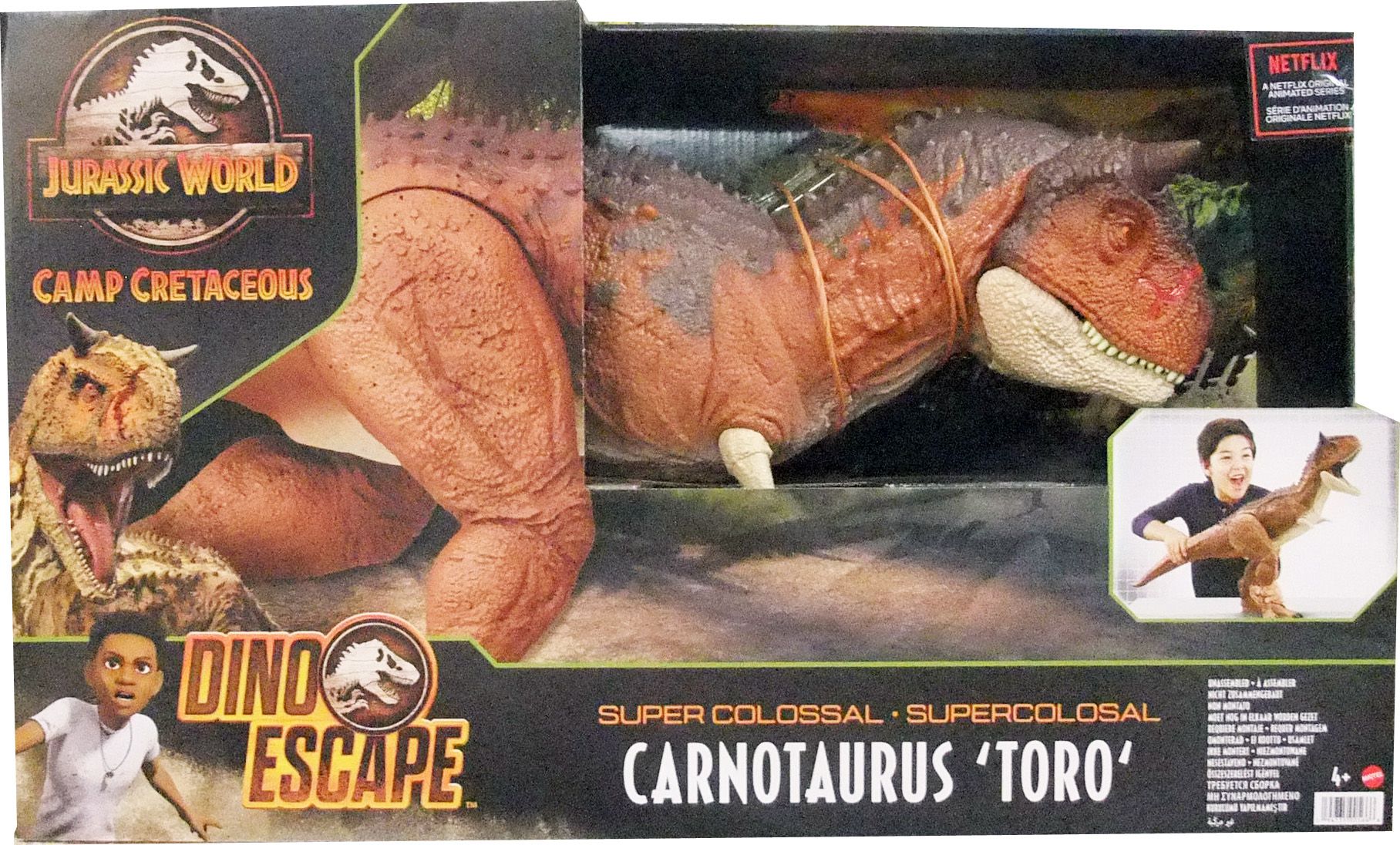 Jurassic World Camp Cretaceous - Mattel - Super Colossal Carnotaurus Toro