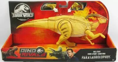 Jurassic World Dino Rivals - Mattel - Dual Attack Parasaurolophus