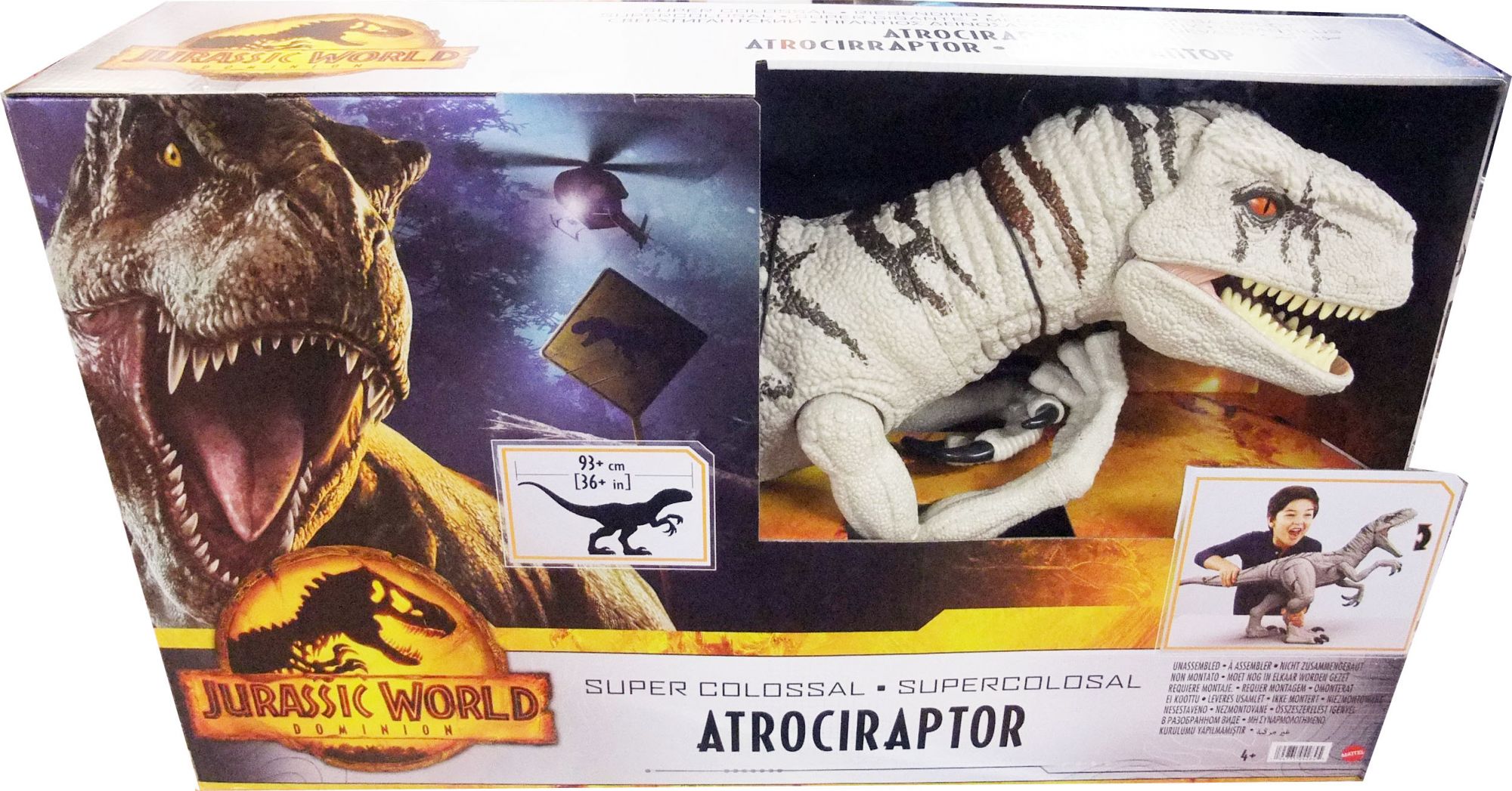 Dinosaure Super Colossal Atrociraptor - Jurassic World Mattel