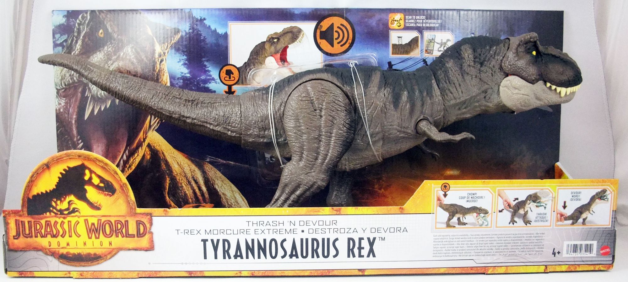 Jurassic World Dinossauro de Brinquedo Thrash ’N Devour Tyrannosaurus Rex™