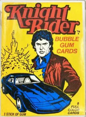 K2000 (Knight Rider) - Donruss Trading Bubble Gum Cards (1982) - S�rie compl�te 55 cartes