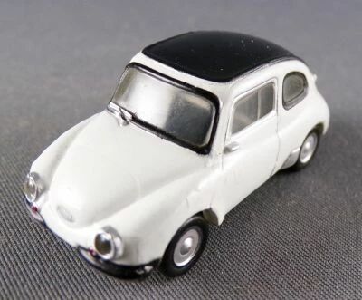 Kaiyodo G603 Ho 1:87 Subaru 360 White Time Slip Glico Series