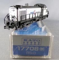 Kato 17708M Ech N Usa Amtrak Locomotive Diesel Alco RS-3 Eclairage Invers&eacute; en Boite