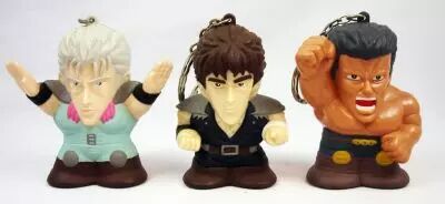 Ken le Survivant - Set de 3 Figurines porte cl� parlantes - Banpresto