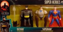 Kenner - Batman The Animated Series - 4 figures gift pack \'\' Super Heroes vs. Super Villains\'\'