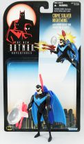 Kenner - Batman The Animated Series - Crime Solver Nightwing (loose with cardback)