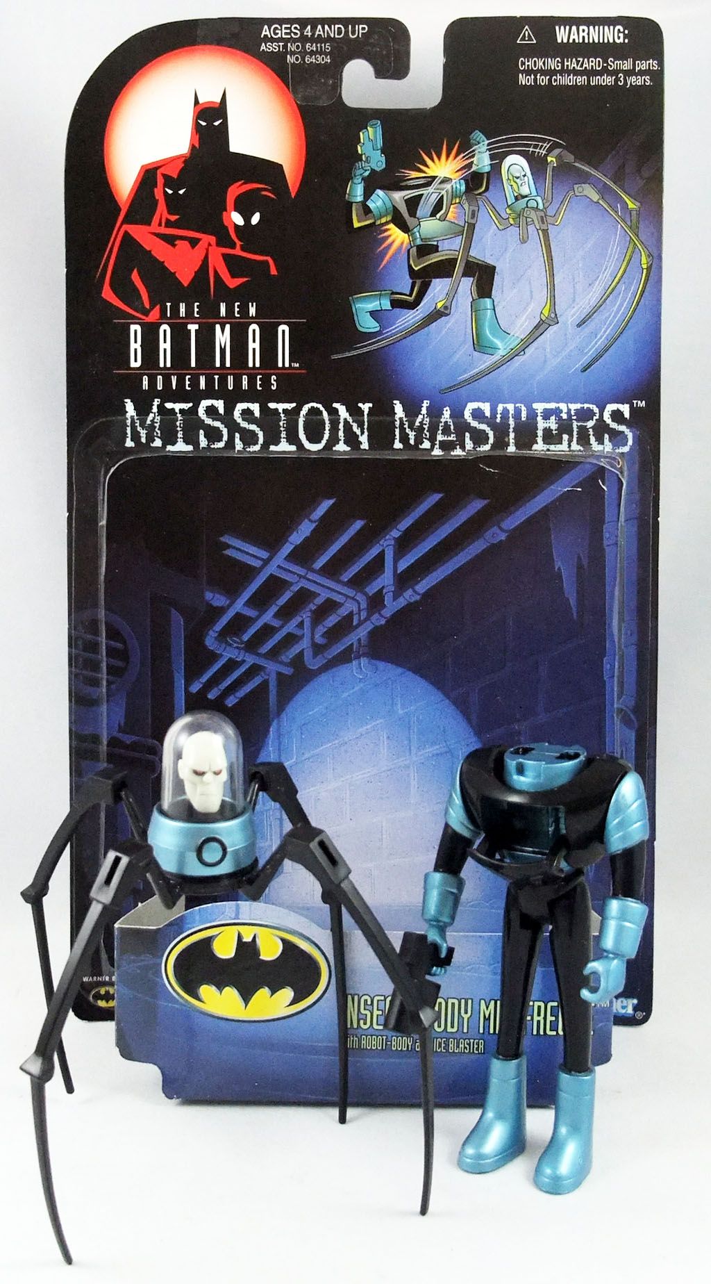 Kenner - Batman The Animated Series - Insect Body Mr. Freeze (loose with  cardback)