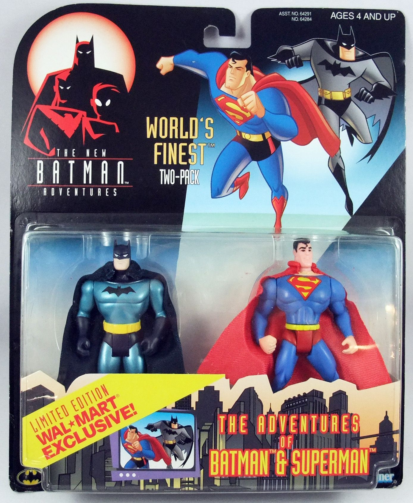 Kenner - Batman The Animated Series - World's Finest Two-Pack : Batman &  Superman