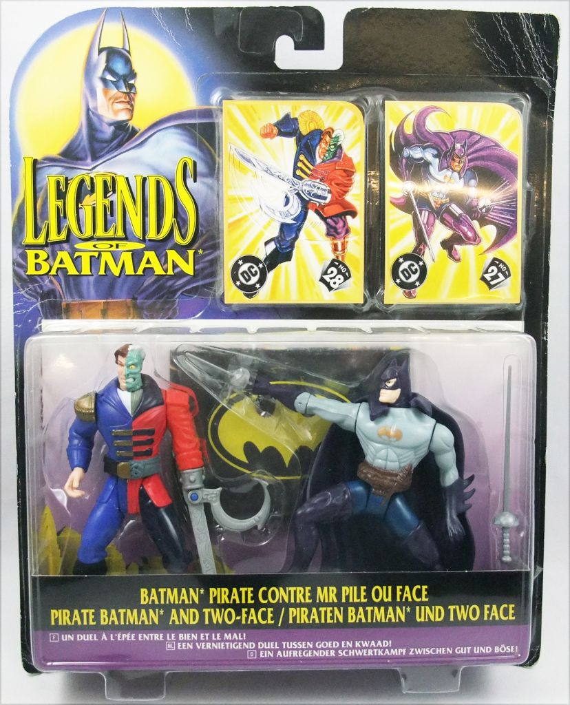 1995 Kenner DC Comics Batman Legends of Figure MOC Pirate Batman & Two-face 2pk for sale online