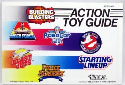Kenner 1989 - Mini-Catalogue (Ghostbusters, Starting LineUp, Police Academy, Robocop, Mega Force, Blast Jets