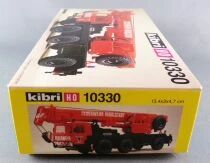 Kibri 10330 Ho Grue Mobile Liebherr LTM 1050/3 Rouge V&eacute;hicule Pompiers Neuve Boite