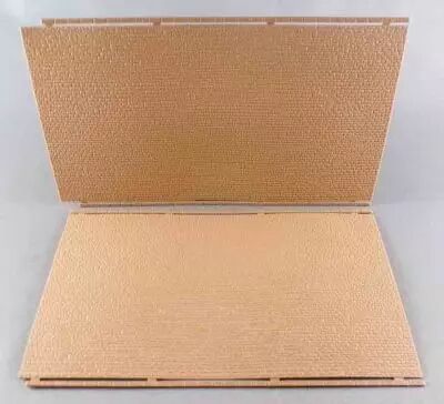Kibri 7960 Ech N 2 Panneaux de Ma�onnerie avec Pierres de Recouvrement Neufs
