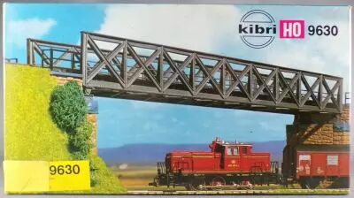 Kibri 9630 Ho Metal Arched Railway Bridge Single Track Length 385 mm Mint in Box