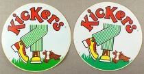 Kickers Shoes - 6 Vintage Stickers