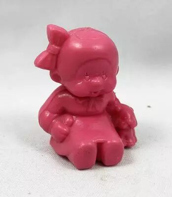 Kiki - Bonux - Kiki assise avec chiot figurine rose