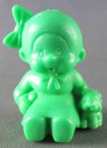 Kiki - Bonux - Kiki assise avec chiot figurine verte