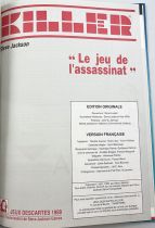 KILLER - Live Action Role Playing Game - Jeux Descartes (1988)