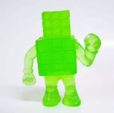 Kinnikuman (M.U.S.C.L.E.) - Mattel - #024 Cubeman (transparent green)