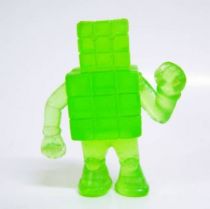 Kinnikuman (M.U.S.C.L.E.) - Mattel - #024 Cubeman (transparent green)
