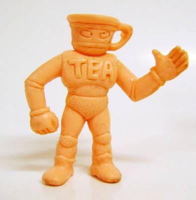 80's M.U.S.C.L.E Men Kinnikuman Green 2" Teapack Man Figure #048 Mattel 