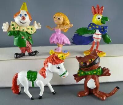Kiri le Clown - Figurine Jim -S�rie Compl�te 5 Figurines