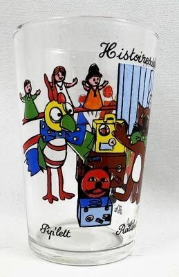 Kiri the Clown - Mustard glass - Clown Stories