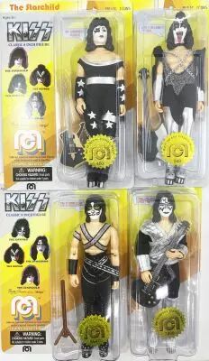 KISS - Mego Music Icons - S�rie 4 Figurines: The Starchild, The Demon, The Catman & The Spaceman