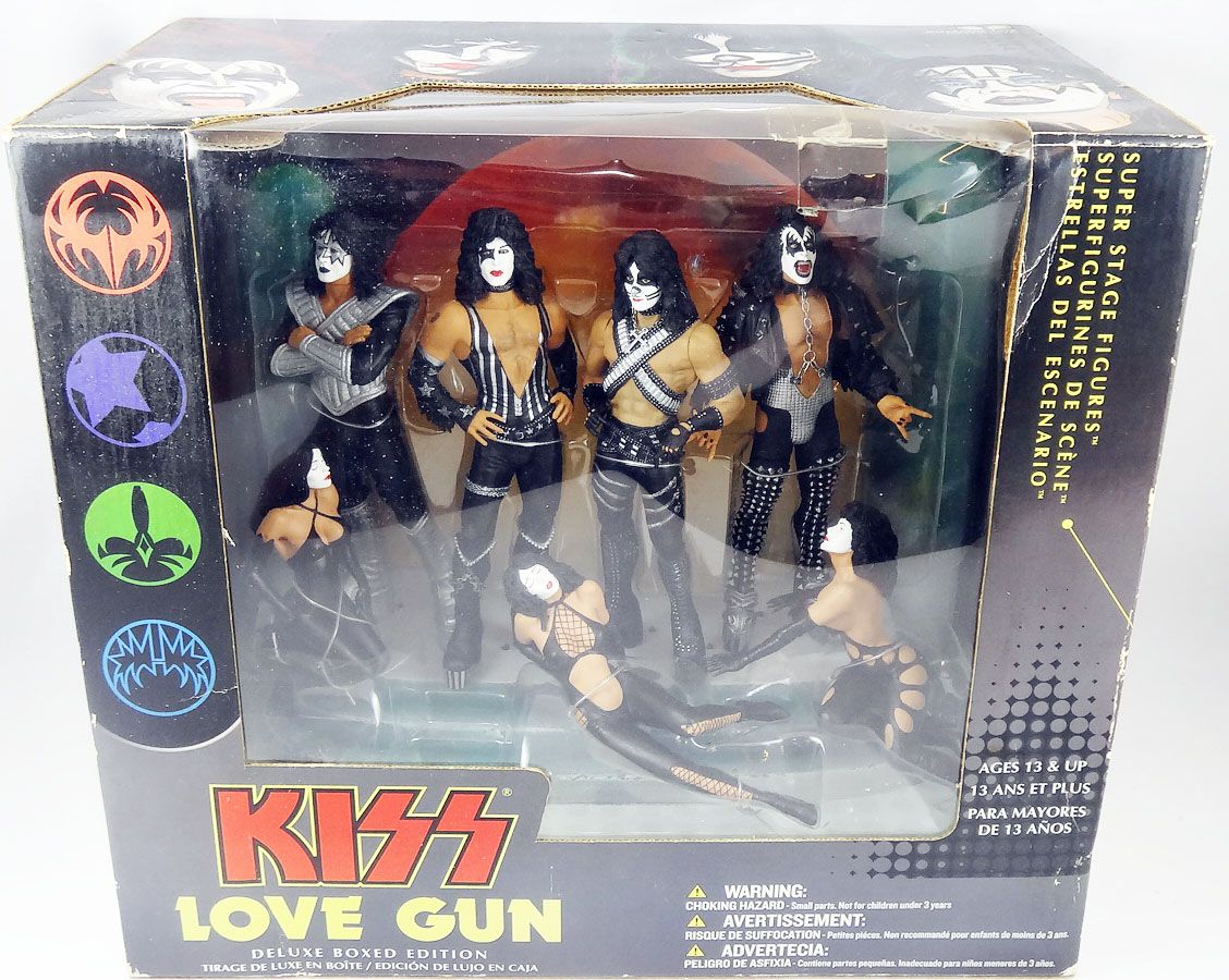 KISS Love Gun - 7 figures boxed set - McFarlane - Demon, Star