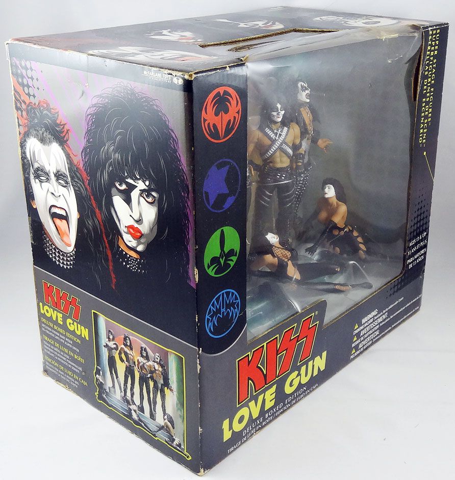 KISS Love Gun - 7 figures boxed set - McFarlane - Demon, Star