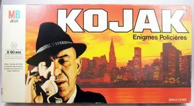 Kojak - Jeu de societ� \ Enigmes polici�res\  - MB Jeux 1975