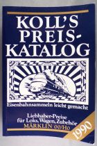 Koll\'s Catalogue de Prix Märklin Oo/Ho 1990 816 Pages