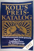 Koll\'s Catalogue de Prix Märklin Oo/Ho 1997 592 Pages