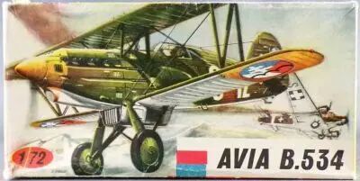 KP Plastikovy Model N�2 - Avia B.534 Avion Biplan 1/72 Neuf Boite